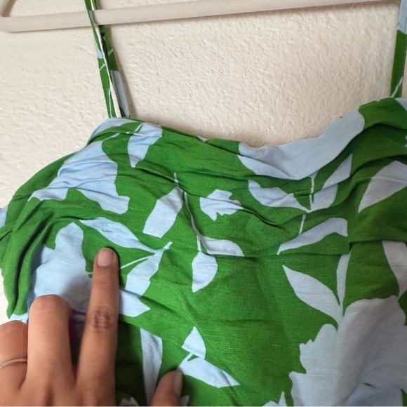 Women's Classic Rose Linen Ruched Linen Tank Top Kate Spade NY x Target - Picture 13 of 16